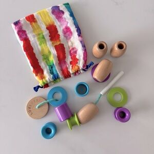 Lovevery Wooden Bead Stringing Set